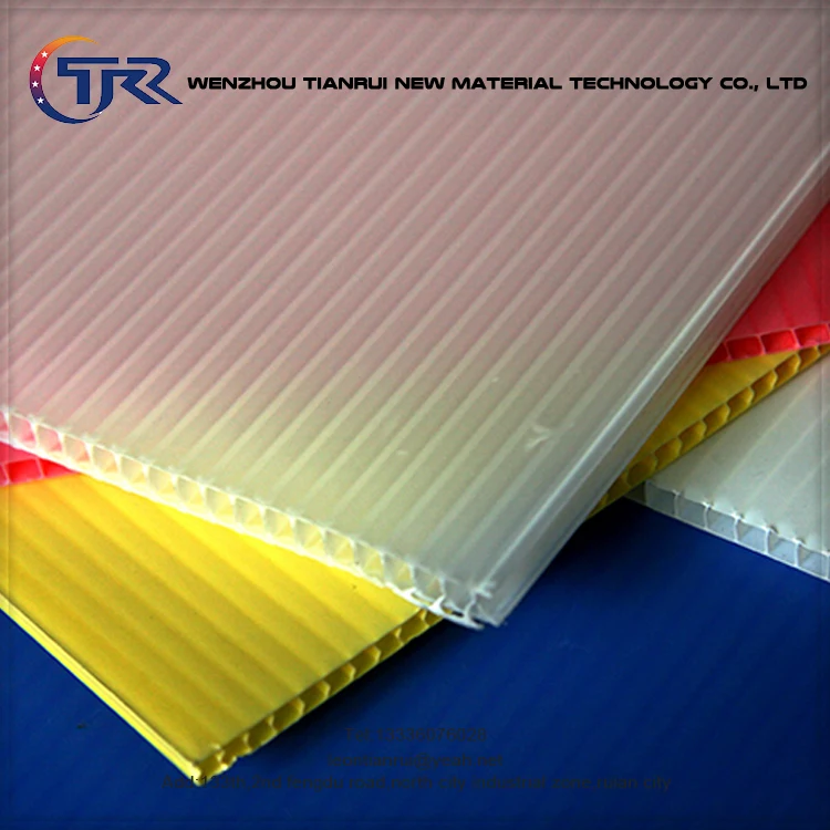 New Material Corrugated Plastic Sheet, PP Hollow Sheet ,UV Stabilized Coroplast Sheet