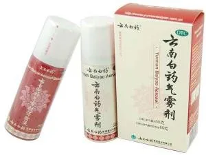 China manufacture Yunnan Baiyao Aerosol spray filling line