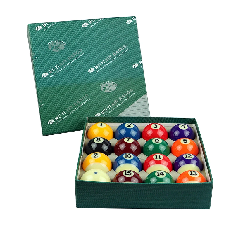 Бильярдные шары для бассейна из фенольной смолы, размер 2-1/4 дюйма, международный стандарт