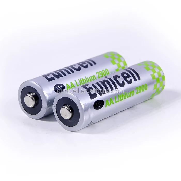 AA Li-Fe 1.5 Volt Lithium Battery 2900mAh FR6 FR03 AA AAA