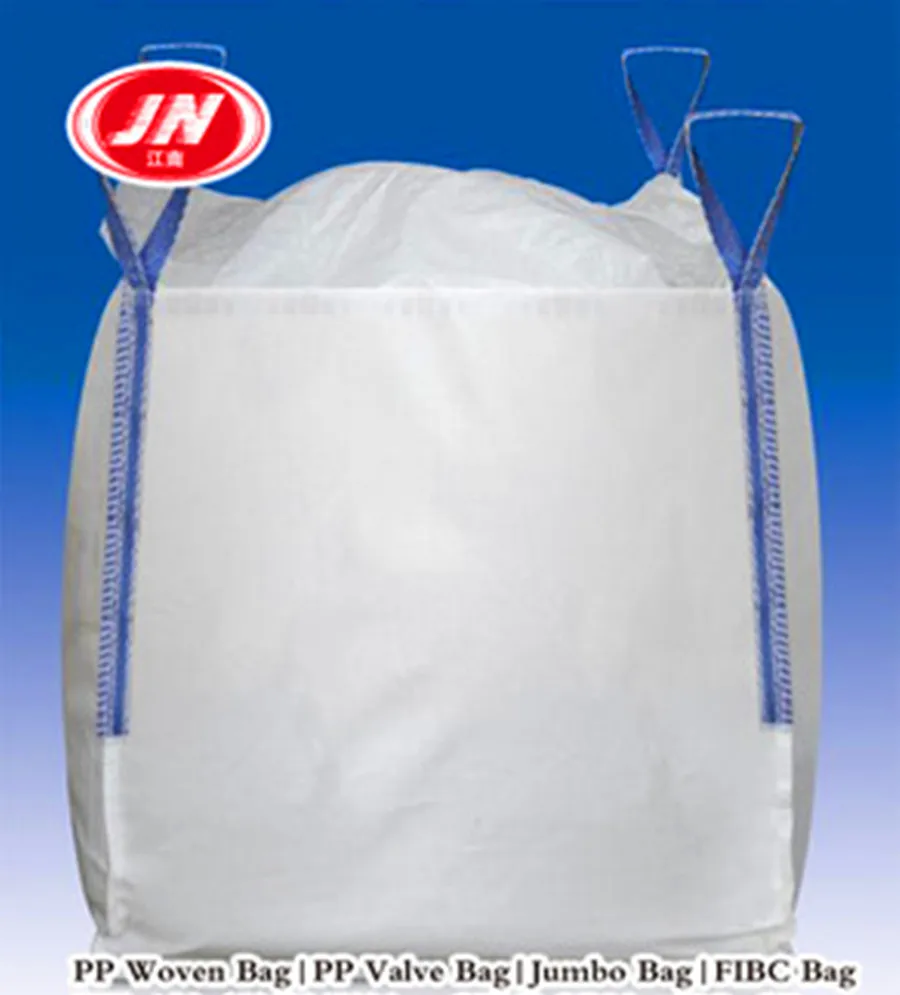 
Cheap Wholesales super sack fibc big bag 1 ton jumbo bag for sand, building material, chemical, fertilizer, flour 