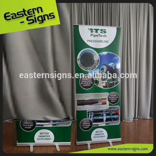 портативный сверните вверх стойку знамени