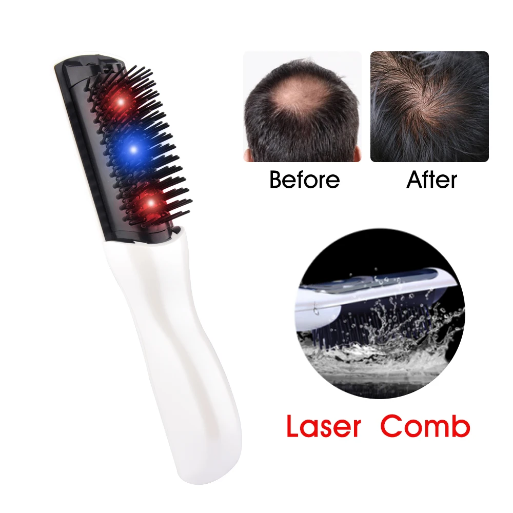 
Infrared Ray Hair Growth Laser Hair Comb Electric Wireless Anti Hair Loss Vibration Hairbrush Head Massage Relaxation 