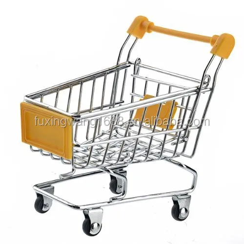 Мини-корзина в форме корзины для хранения настольный органайзер (желтый)