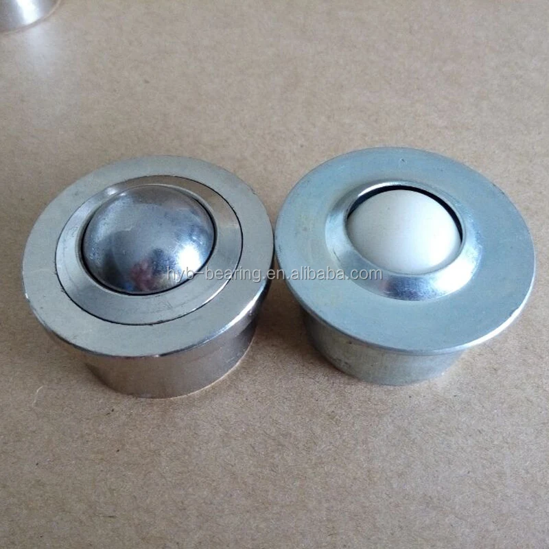 Spring Clip Lock Ball Transfer Unit with Stainless Steel 1 Inch Ball Bearing Roller Caster Wheel/metal Ball Transfer Unit