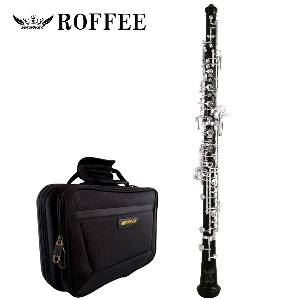Roffee Adult Type Silver Plated Semi Automatic Ebony Oboe