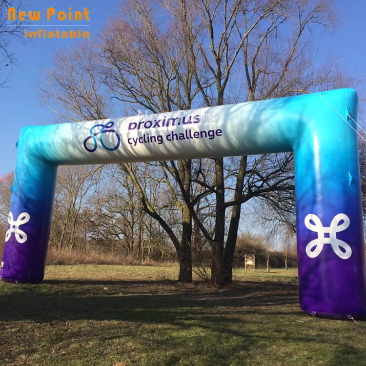 Guangzhou Full Printing Finish Line Inflatable Arch For Advertising