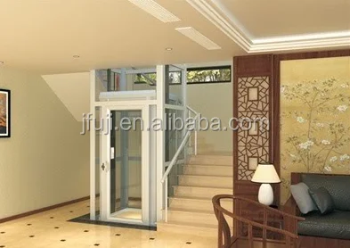 residential elevator price cheap home elevator wooden decoration glass shaft indoor outdoor small elevator