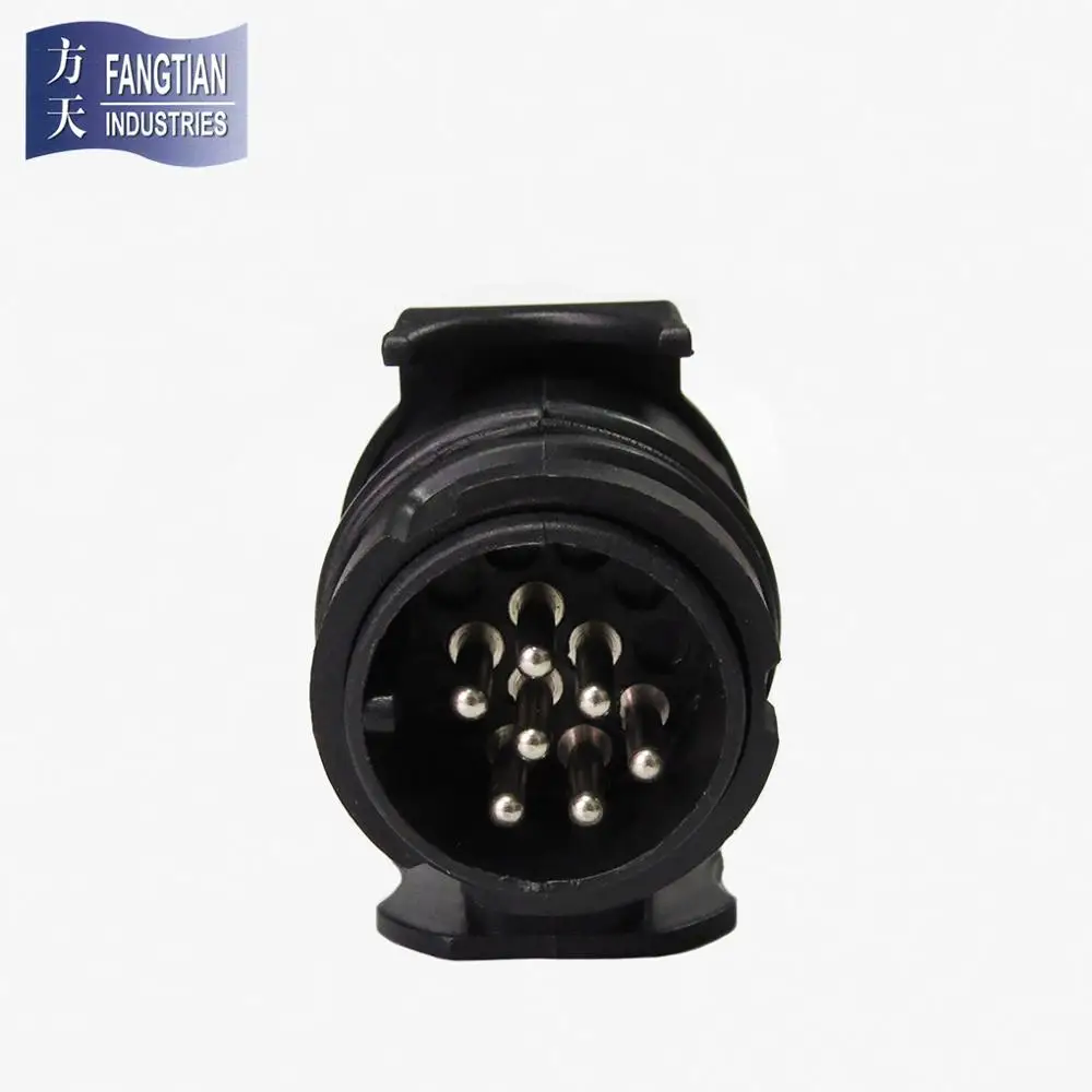 13 pin 7 Pin Plastic Casing Male Trailer Adapter Plug 12V