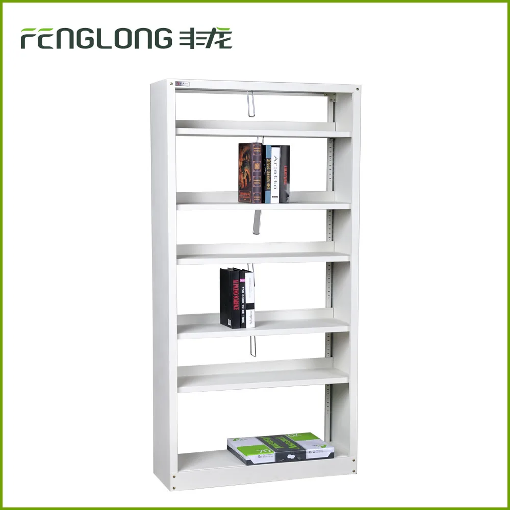 
Cheap steel school furniture bookcase 6 tier metal bookshelf 