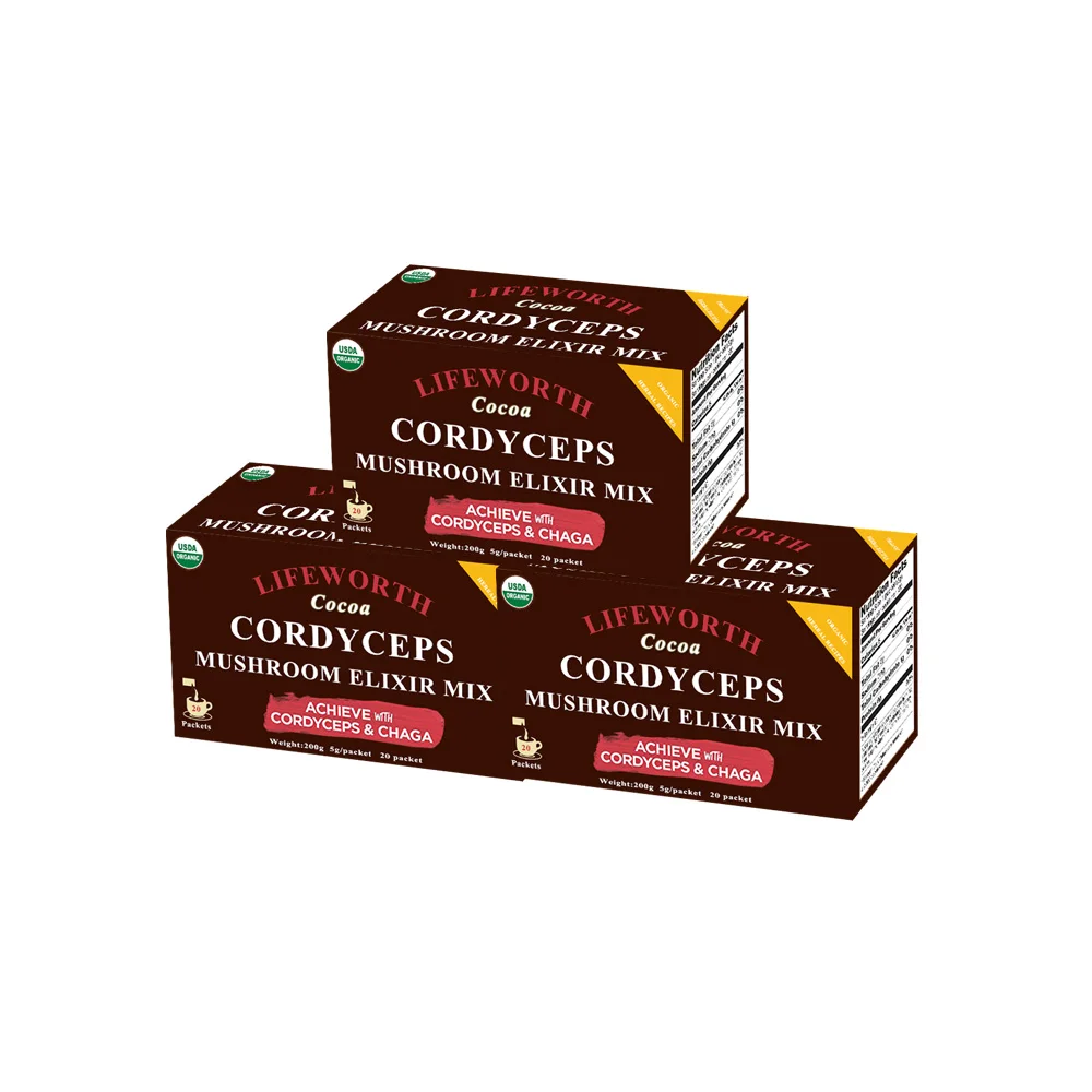 Lifeworth cordyceps private label cocoa powder
