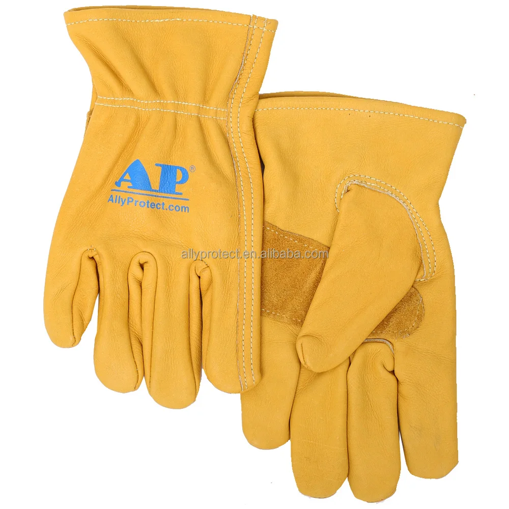 AP-2700 CE EN:388:2003 рабочие перчатки из телячьей кожи с высокой ловкостью