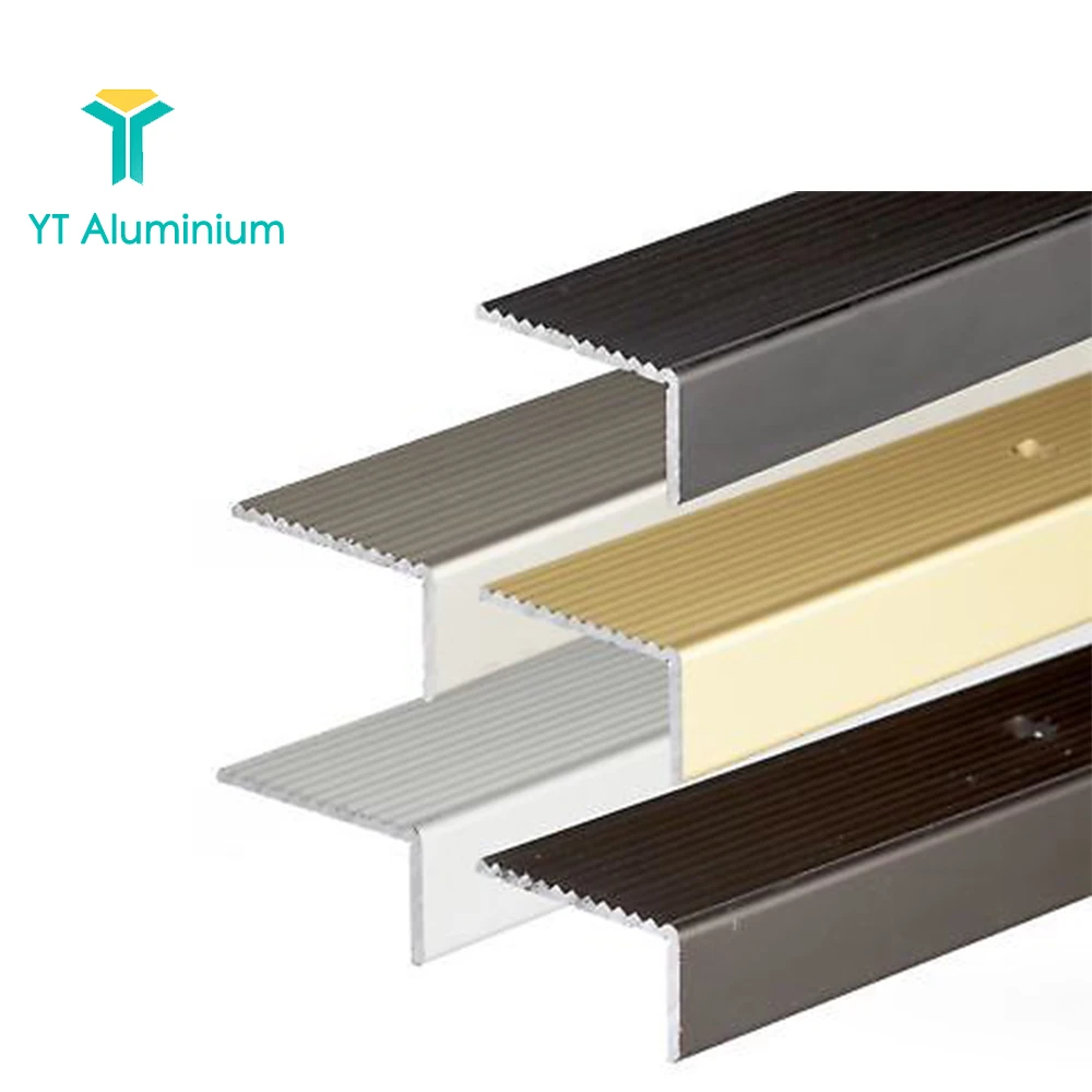 Staircase Protector Non-Skid Stair Nosing Aluminum Stair Nosing For Step Edge