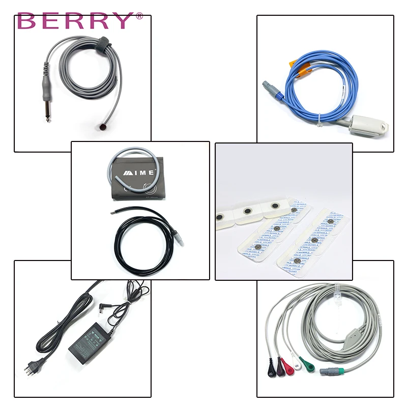  BERRY AM6750 хорошее качество многопараметрический портативный ветеринарный монитор пациента