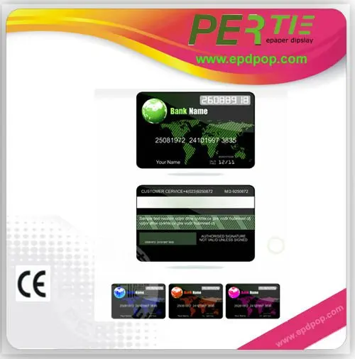 
electronic ink screen epaper eink pop display item epaper business card 