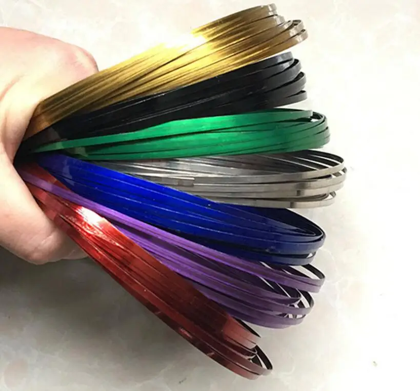 20182018 amazon hot eco friend stainless steel metal magic flow spring ring toy