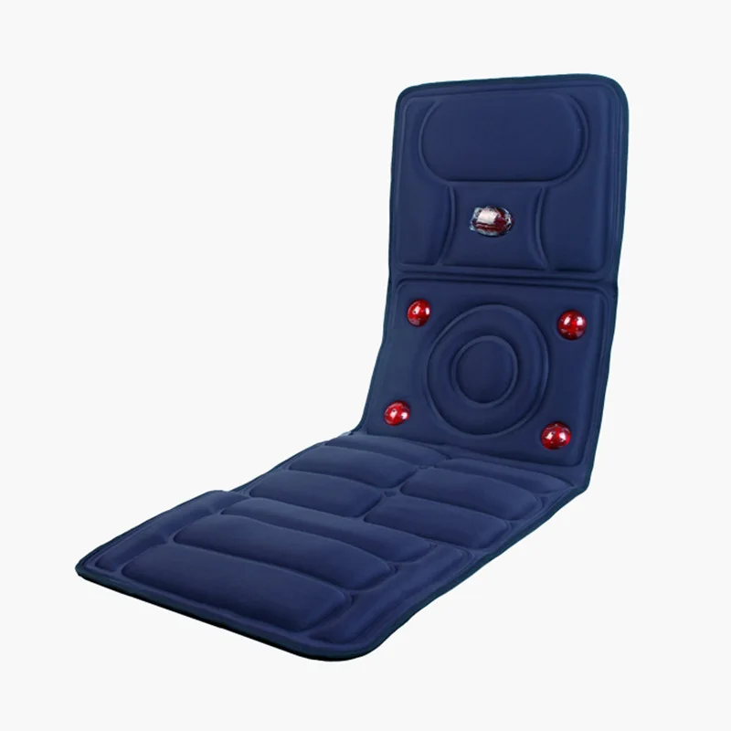 Electric Vibrating Massage Mattress Bed Cushion Body Pad Heat Therapy Infrared