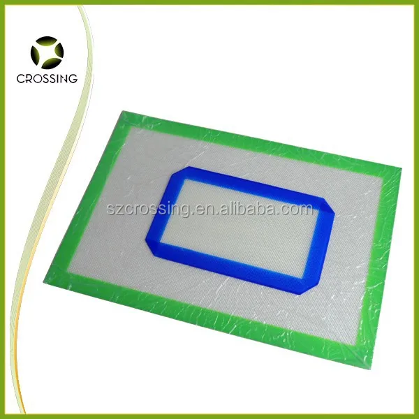 
Hot Sale food grade non stick custom silicone wax mat slick bho wax concentrate pads for sterilization tray. 