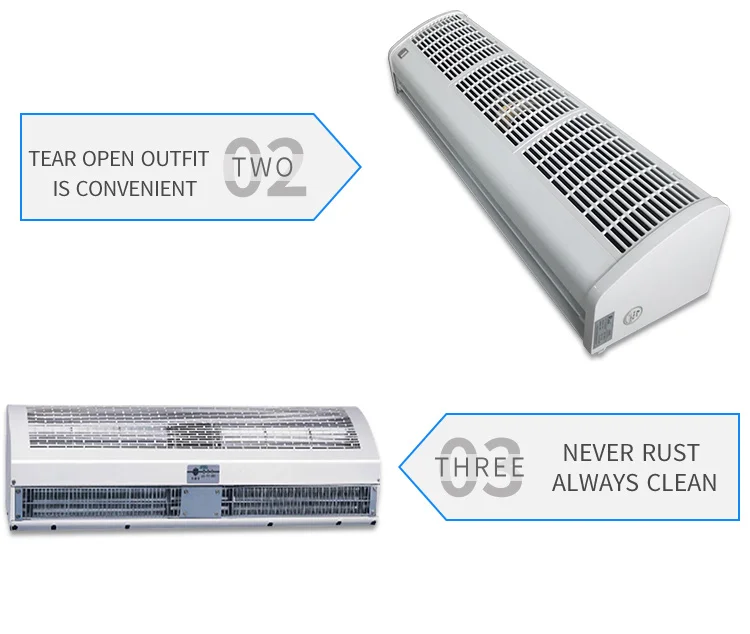 Cross Flow Industrial Fan Door Air Curtain