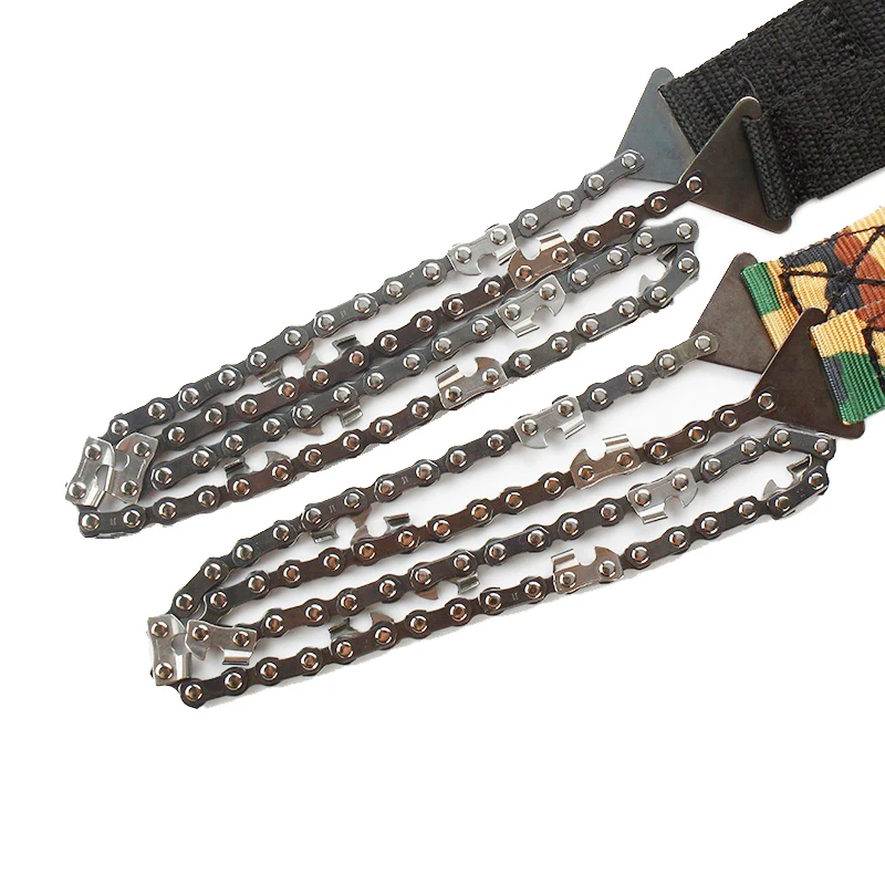 Карманная цепная пила, портативная ручная цепная пила для резки маленького дерева