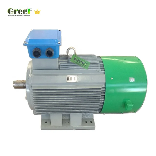 45kw 350rpm Water Powered Permanent Magnet Synchronous Generator CE AC 3 Phase or 3 Phase and Zero Line PMG Series 3years CN;SHN