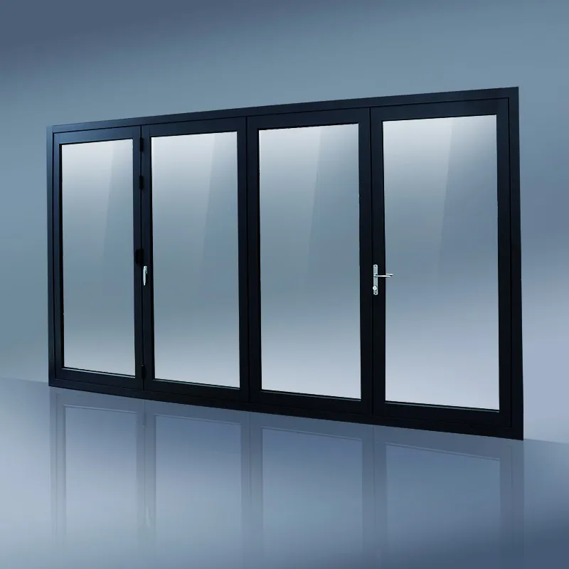 90 series folding glass door aluminum frame folding door indian main door designs