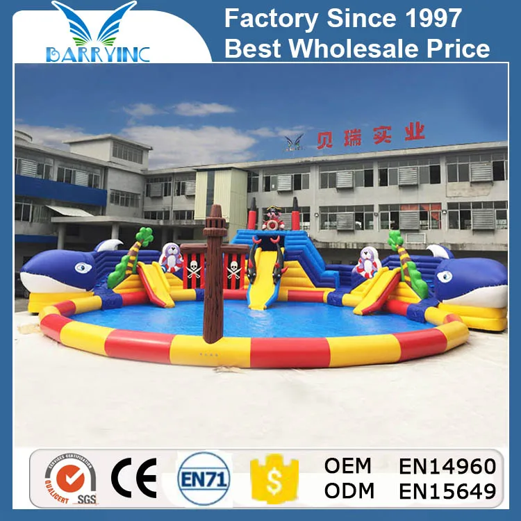 Оборудование для парка джунглей, надувной аквапарк для завода во дворе
