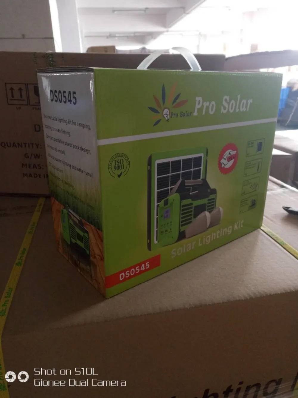 
Portable Home Solar Light Kits 9 Volt 5 Watt Solar Panel With Battery charging 