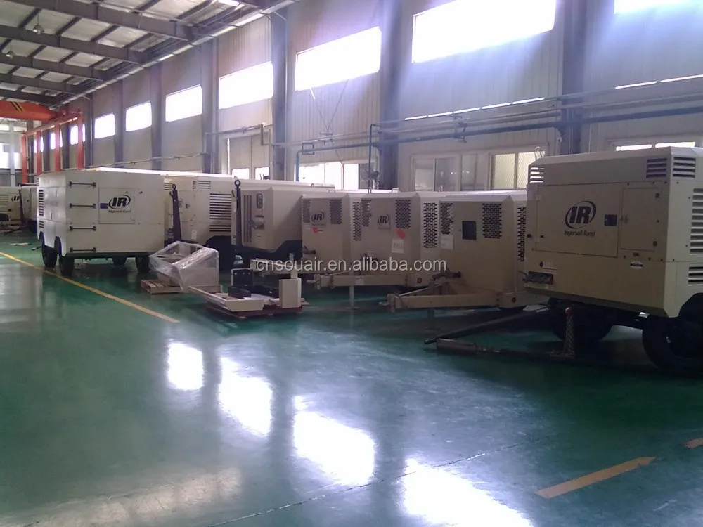 Doosan Ingersollrand P250/HP185 Air Compressor 185CFM-250CFM At 7-10bar pressure Deutz diesel engine USA Origin