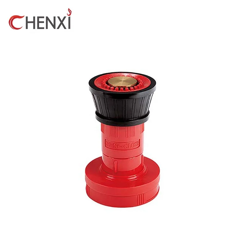 Brass fire hose nozzle