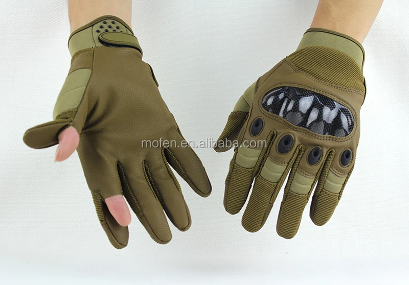 Winter Leather Military Tactical Gloves 3 Colors 3 Sizes Mixed Order M.o.q 50 Only Can With Your Logo