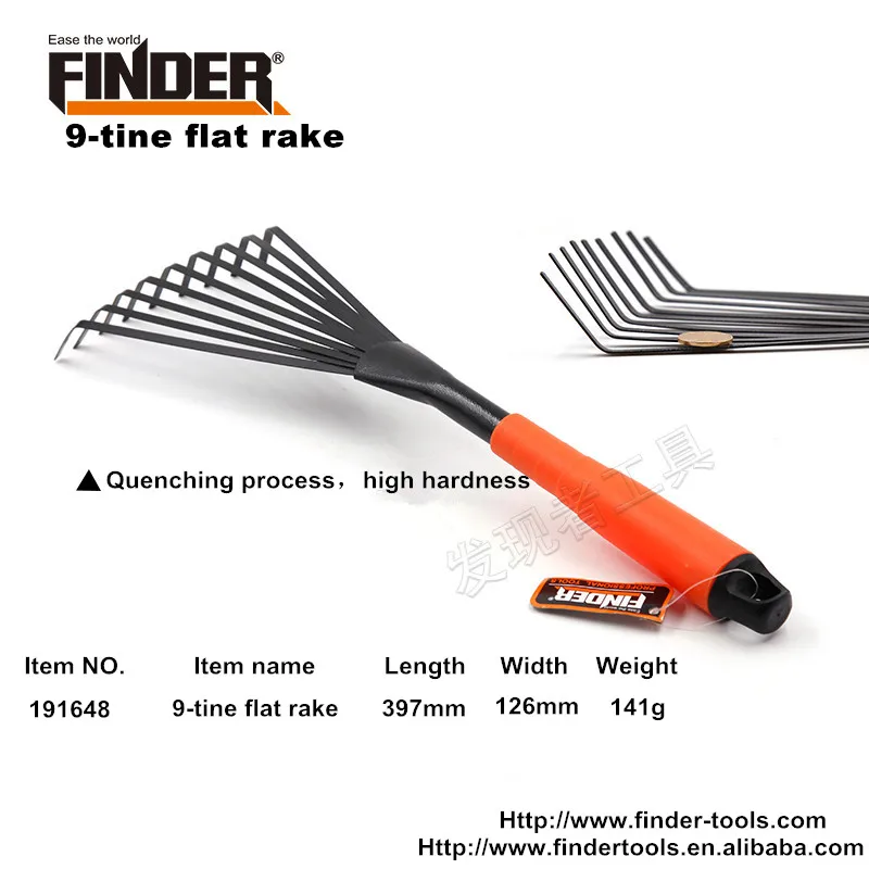 A3 steel blade non-slip plastic grip hand garden tool for horticulture