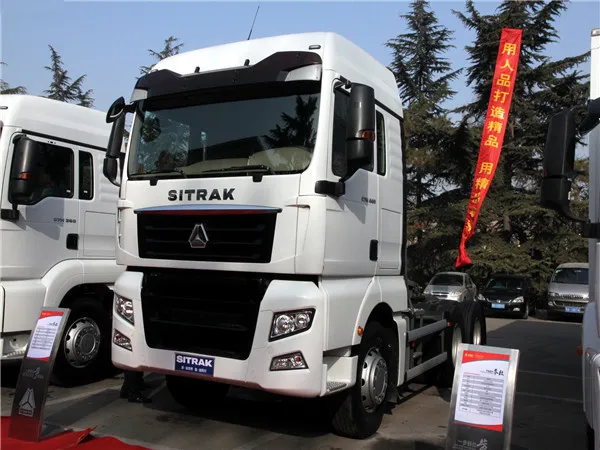 SITRAK 390 HP 6X4 RHD Light weight Tractor Truck for towing tank semi trailer for Zimbabwe