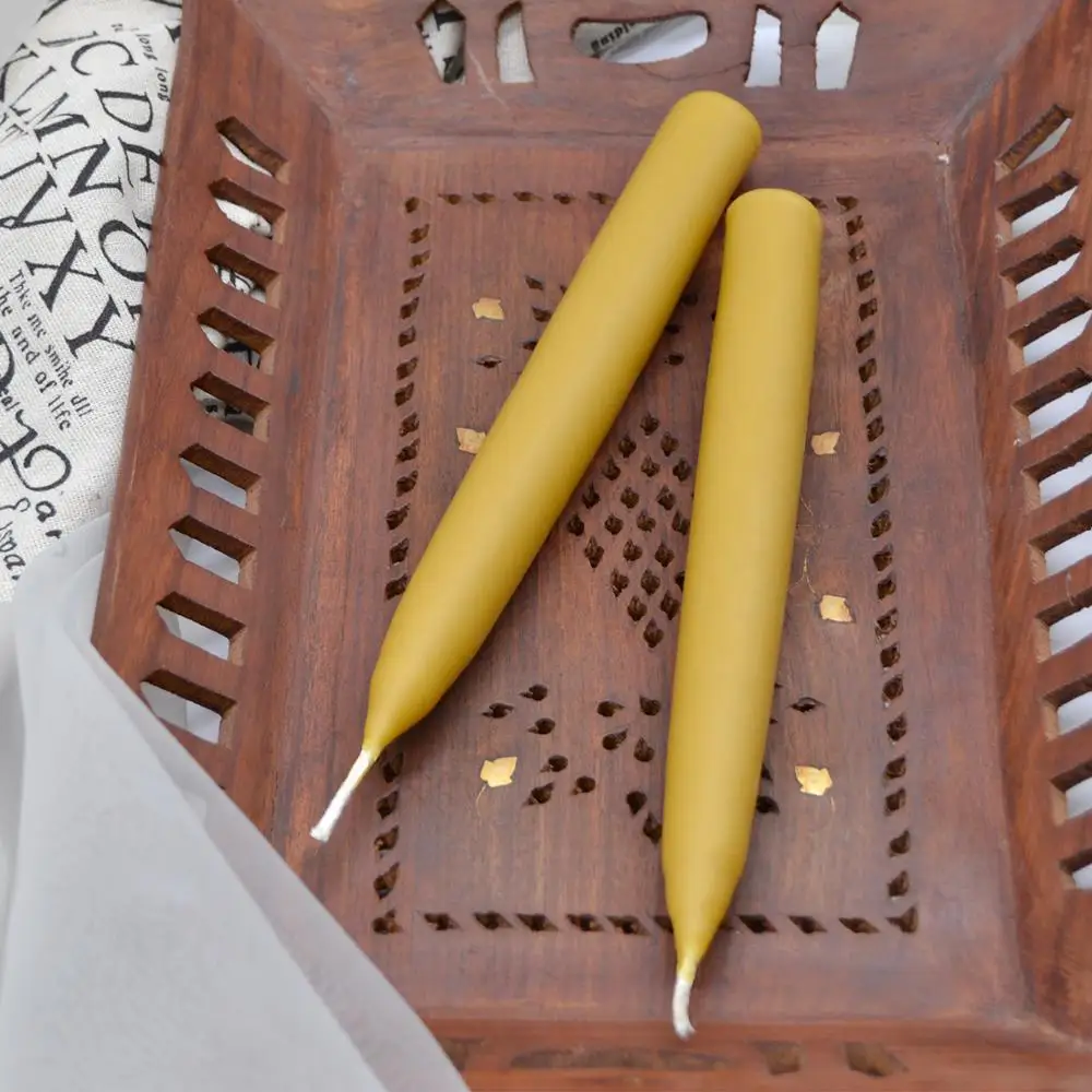 6 to 42 Inches in Length Quality Long Burning Church beeswax Candles