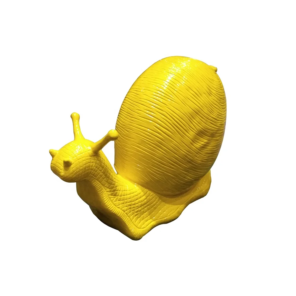 
Shopping Mall Decorative Props Fiberglass Giant Snail 