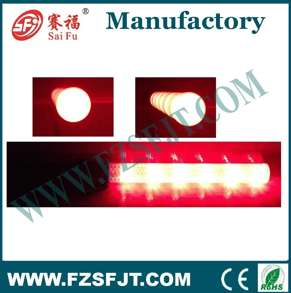 Красная светодиодная дубинка с ПВХ оболочкой