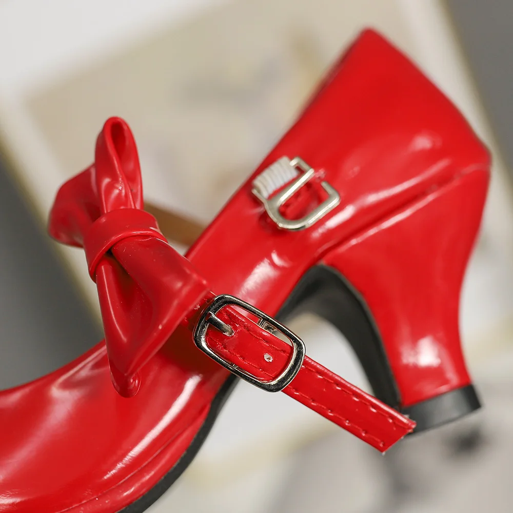 Размер 26-35, Лидер продаж, однотонная Детская Классическая обувь из искусственной кожи с бантом для девочек