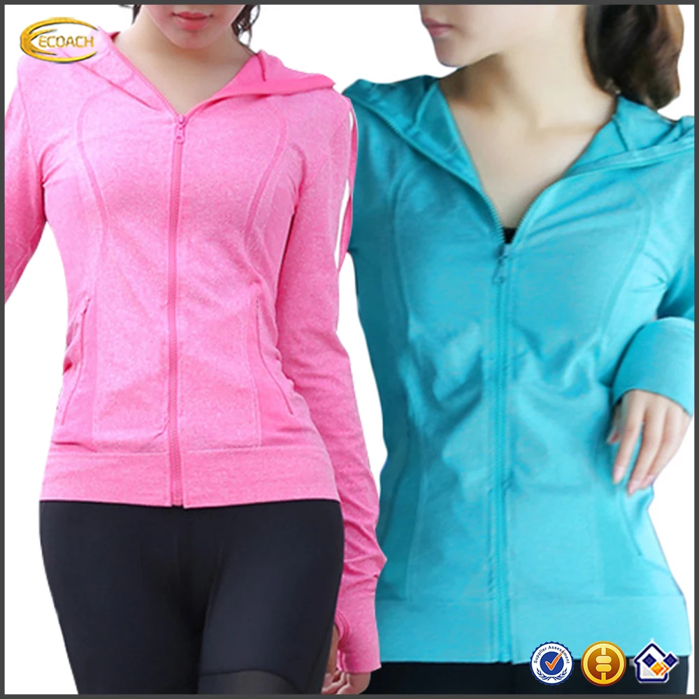 2021 wholesale Hooded sports apparel Running long sleeve women sports clothes