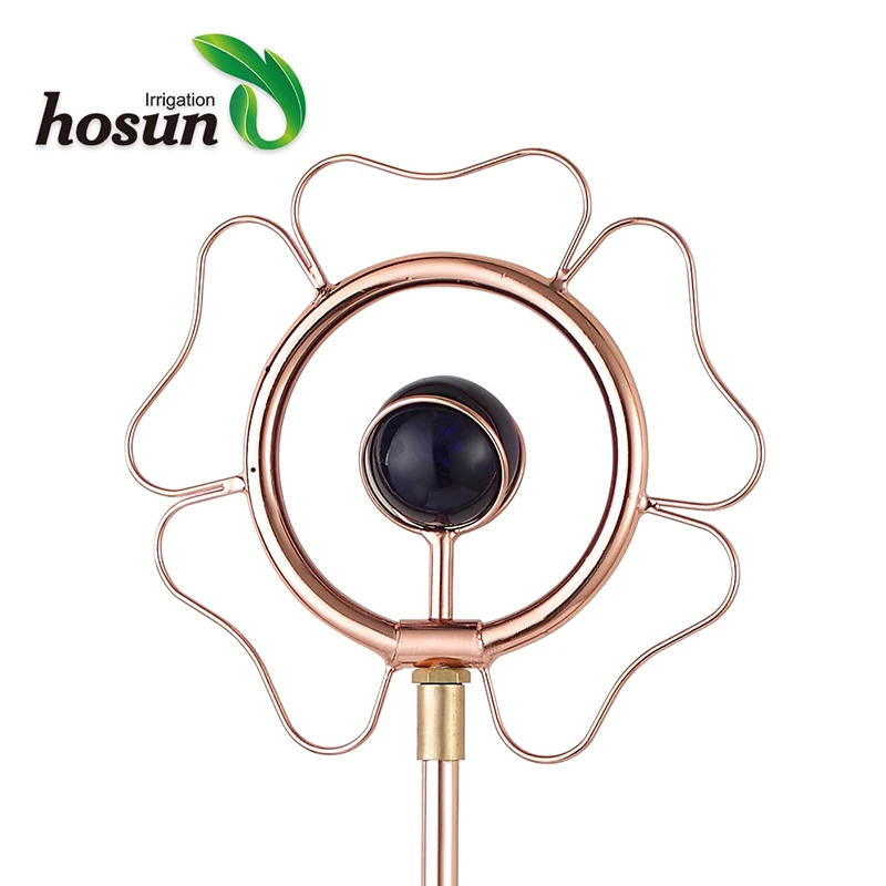 Flower decorative glass ball garden irrigation system