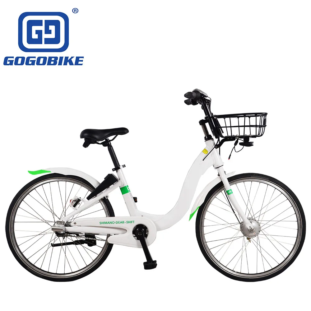 ODM aluminium alloy frame 24 / 26 inch 3 speed city bike for public bicycle