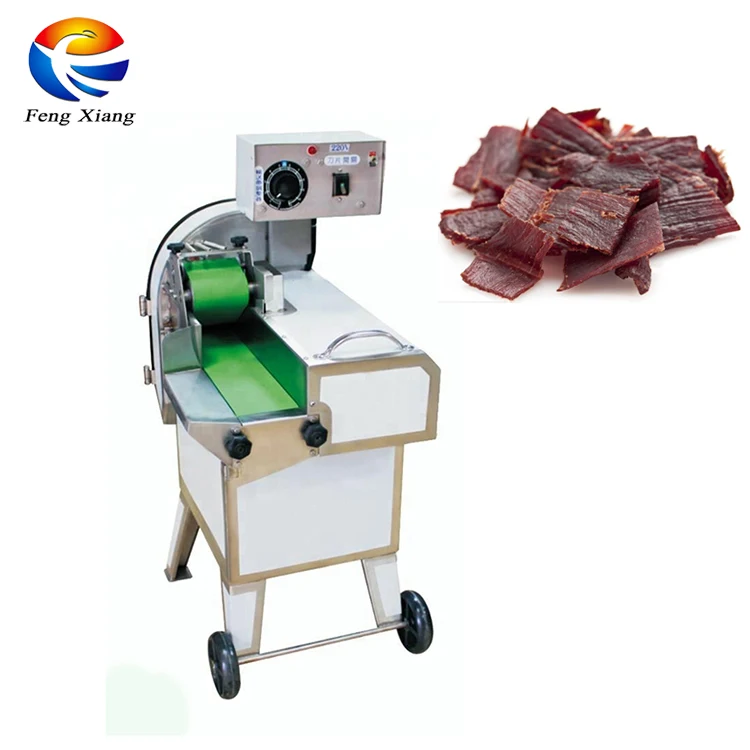 Automatic Cooked Meat Barbecued Pork Pig Skin Pig Ear Cattle Stomach Cutting Machine