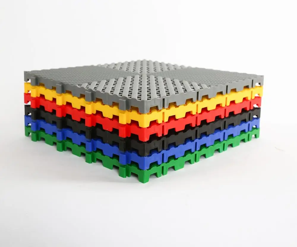 modular plastic interlocking garage floor tiles