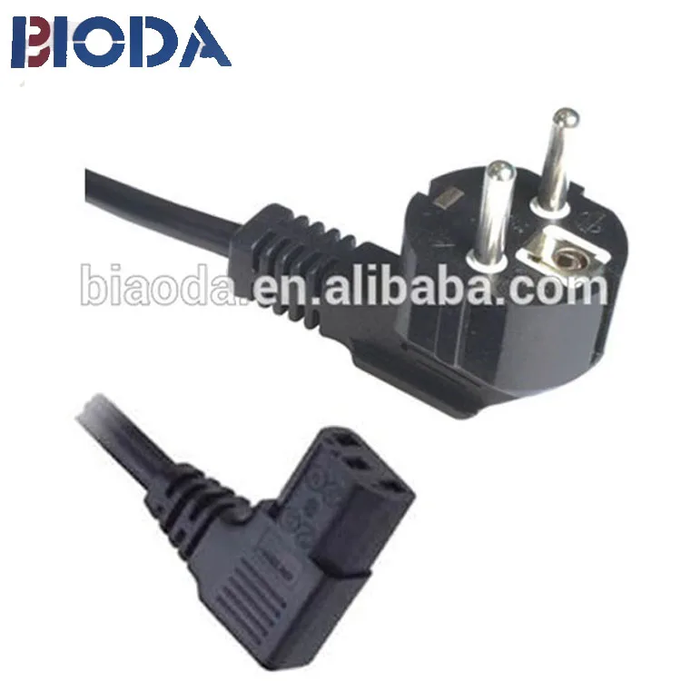 16a 250 В vde утверждение Европе AC изгиб вставить Водонепроницаемый Электрический разъем шнур питания переменного тока