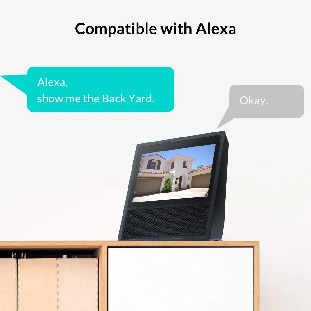 Sunivision Outdoor Security Camera, 1080P Vigil Two-Way Audio home Camera, IP66 Waterproof Surveillance Camera with FHD Night Vision