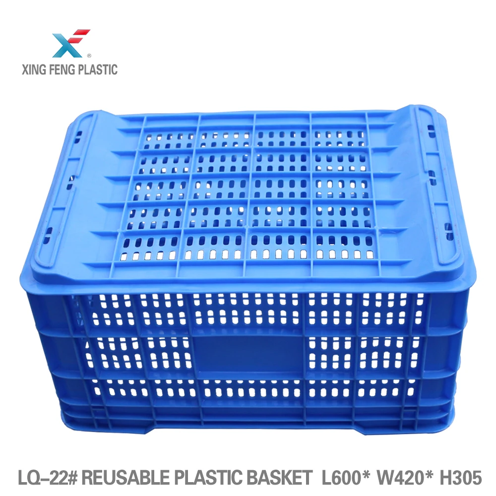 Bread baskets plastic food crate with competitive price 600*420*305mm