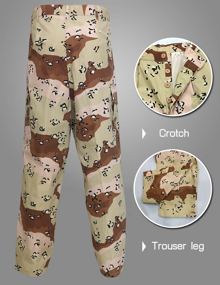 Security Guard Uniform Desert Camouflage Combat Uniform