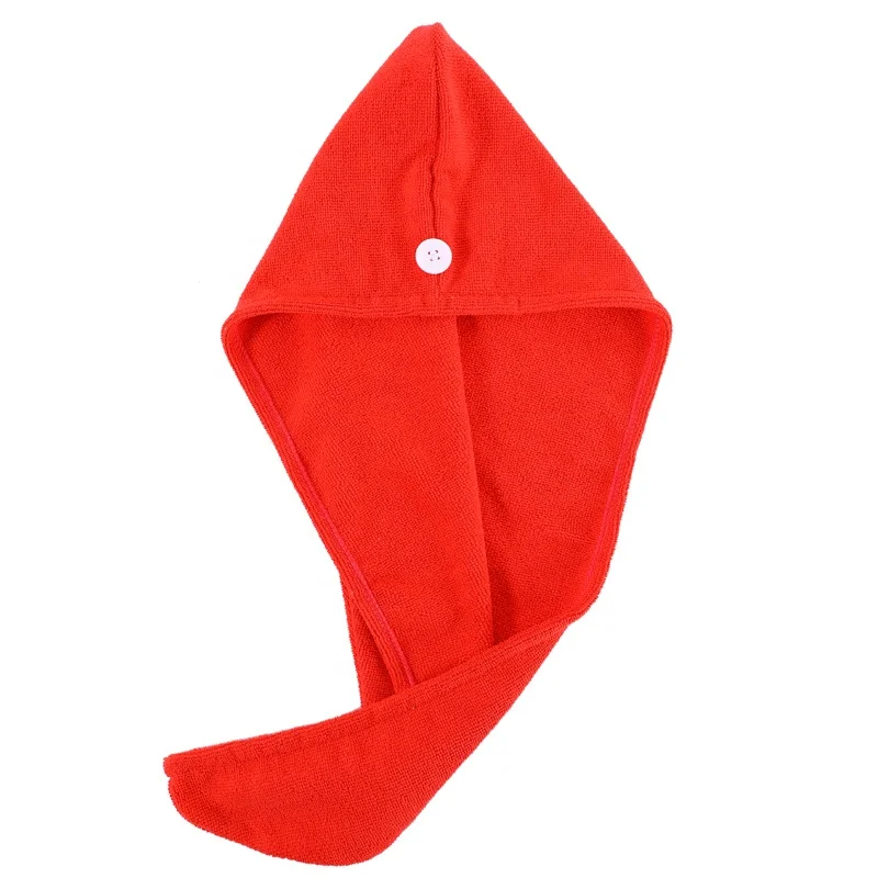 Most Selling Product 25*65cm Super Water Absorbency Microfiber Hair Turban Towel Hair Drying Wrap Towel