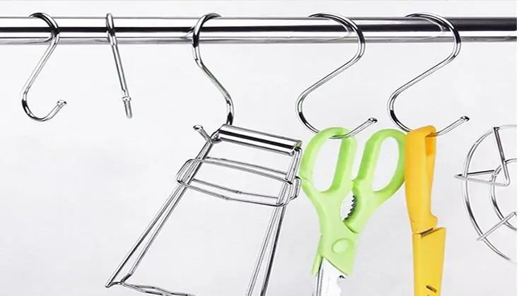 Wholesale Price 304 Metal Stainless steel metal S hooks AND hanging s shaped hook for household