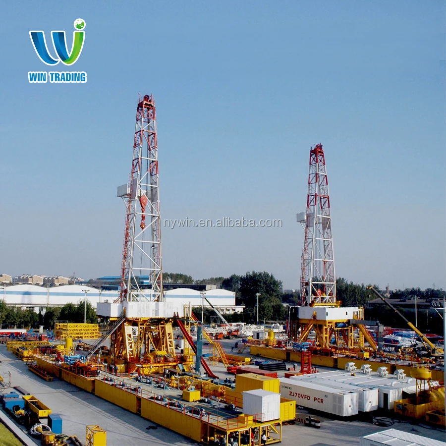
RG API Standard Oil Field Oil and Gas Well Bore Hole Skid Mounted 5000m 1500hp ZJ50DB Drilling and Workover rig 