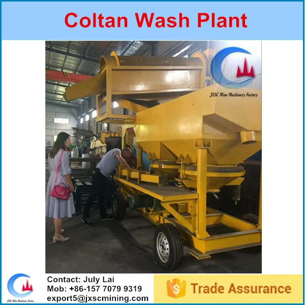 Low Cost Movable All-In-One Machine Mineral Gravity Separator Jig Screening Equipment